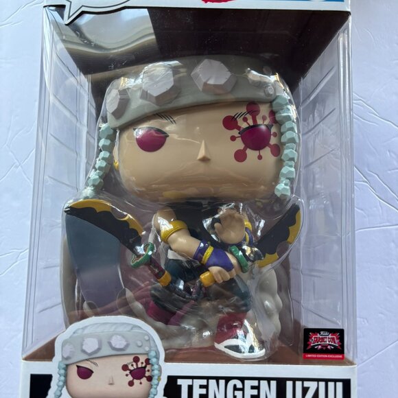 NEW 2025 TargetCon Demon Slayer Tengen Uzui 10'' Jumbo Funko Pop Figure #1801 - Picture 3 of 10